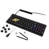Sharkoon SKILLER SGK50 S2 PBT, Gaming-Tastatur schwarz, BE-Layout, Gateron G Pro 3.0 Yellow