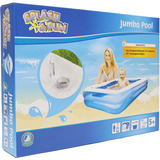 Splash & Fun Splash and Fun Jumbo Pool 110 x 80 x 30 Zentimeter, Schwimmbad 