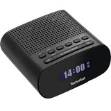 TechniSat Uhrenradio 50, Radiowecker schwarz, Retail