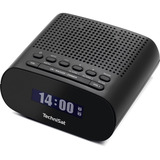 TechniSat Uhrenradio 50, Radiowecker schwarz, Retail