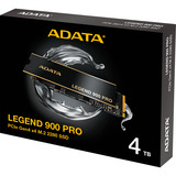 ADATA LEGEND 900 Pro 4 TB, SSD schwarz/gold, PCIe 4.0 x4, NVMe 1.4, M.2 2280