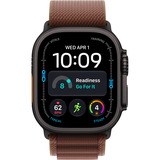 Apple Watch Ultra 4, Smartwatch Titan natur, 49 mm, Alpine Loop Burgunder L, Cellular