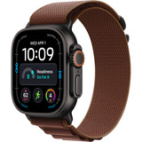 Apple Watch Ultra 4, Smartwatch Titan natur, 49 mm, Alpine Loop Burgunder L, Cellular