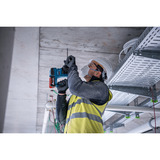 Bosch 18V Profi-Set Bohrhammer GBH 18V-22 + Bohrschrauber GSR 18V-45 blau/schwarz, 2x Li-Ionen Akku 4,0Ah, Hammerbohrer- und Bit-Set, Werkzeugtasche