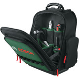 Bosch Heimwerken & Garten Werkzeug Rucksack Set, 60-teilig, Werkzeug-Set schwarz/grün, mit Werkzeugrucksack