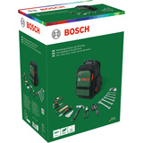 Bosch Heimwerken & Garten Werkzeug Rucksack Set, 60-teilig, Werkzeug-Set schwarz/grün, mit Werkzeugrucksack