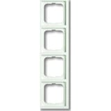 Busch-Jaeger Rahmen vierfach weiß (matt), Retail