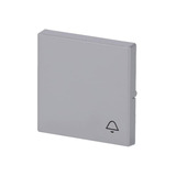 Busch-Jaeger Wippe mit Aufdruck mit Symbol Klingel aluminium, Retail