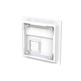 Busch-Jaeger Zentalscheibe einteilig signalieren 1571 CN-44G, Abdeckung weiß, Retail