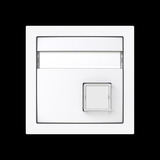 Busch-Jaeger Zentalscheibe einteilig signalieren 1571 CN-44G, Abdeckung weiß, Retail