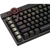 Corsair K100 RGB, Gaming-Tastatur schwarz, DE-Layout, Cherry MX RGB Speed Silver