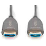 Digitus HDMI AOC Hybrid Glasfaserkabel, UHD 8K schwarz, 20 Meter