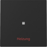 Gira Wippe Kontrollfenster und Heizung Ein Aus schwarz, Retail