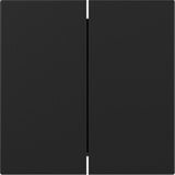 Gira Wippe zwei fach gerade stehend, Abdeckung schwarz, Retail