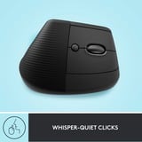 Logitech Lift, Maus graphit/schwarz, für Rechtshänder, Logi Bolt, Bluetooth, Windows/macOS/iPadOS