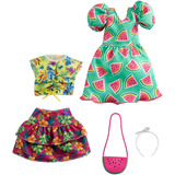 Mattel Barbie Moden 2 Outfits und 2 Accessoires, Sets 