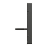 Merten Zentralplatte rechteckiger Ausschnitt für System Design mit Beschriftungsfeld, Unterputz anthrazit, Retail