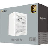 Ocypus Iota P1200 White, PC-Netzteil weiß, 1x 12-Pin High Power GPU, 3x PCIe, Kabelmanagement, 1200 Watt