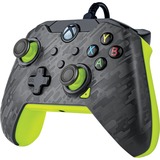 PDP Wired Controller - Electric Carbon, Gamepad anthrazit/neon-grün, für Xbox Series X|S, Xbox One, PC