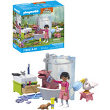 PLAYMOBIL 71950 Animals & Friends: Tierischer Badespaß, Konstruktionsspielzeug 