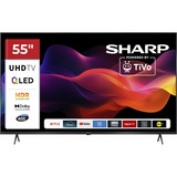 SHARP 55HM5745E, QLED-Fernseher 139 cm (55 Zoll), schwarz, UltraHD/4K, Triple Tuner