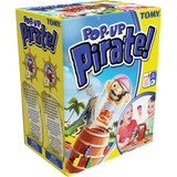 TOMY Pop Up Pirate Actionspiel für 2 bis 4 Spieler ab 4 Jahren, Brettspiel 