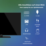 Telefunken XF40VP750M, LED-Fernseher 102 cm (40 Zoll), schwarz, FullHD, Triple Tuner, SmartTV, VIDAA-Betriebssystem