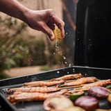 Weber SLATE GP Premium Plancha, 43cm, Gasgrill schwarz