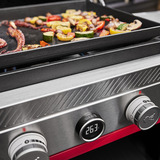 Weber Slate GPSB Premium Plancha, 76cm, Gasgrill Mit Seitenbrenner