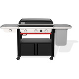 Weber Slate GPSB Premium Plancha, 76cm, Gasgrill Mit Seitenbrenner