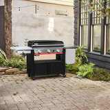 Weber Slate GPSB Premium Plancha, 76cm, Gasgrill Mit Seitenbrenner