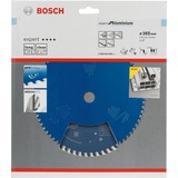 Bosch Professional Kreissägeblatt Expert for Aluminium, Ø 165mm, 52Z Bohrung 20mm, für Handkreissägen