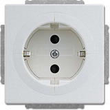 Busch-Jaeger Objektsteckdose Typ 20 EUAB-83 aluminium, Retail