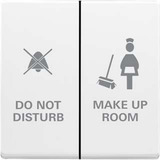 Busch-Jaeger Wippe mit Aufdruck weiß, Retail