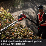 EINHELL Professional Akku-Teleskop-Heckenschere GP-HH 18/50 Li T BL-Solo, 18Volt rot/schwarz, ohne Akku und Ladegerät