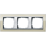 Gira Abdeckrahmen 3fach, Abdeckung beige, Retail