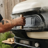 Gozney Dome Gen 2.0 XL Tür mit Dichtung schwarz, mit Luftschieber, für Dome Pizzaofen