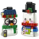 LEGO 40812 Seasonal Deko-Schneemänner, Konstruktionsspielzeug 