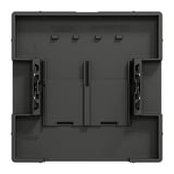 Merten Zentralplatte mit integrierten Verschlussschiebern aus Thermoplast lackiert anthrazit, Retail