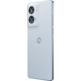 Motorola Edge 50 Fusion 256GB, Handy Marshmallow Blue, Kunstleder, Dual SIM, Android 14, 8 GB LPDDR5