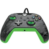 PDP Wired Controller - Neon Carbon, Gamepad anthrazit/grün, für Xbox Series X|S, Xbox One, PC