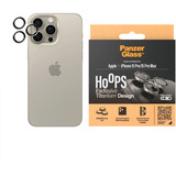  PanzerGlass Hoops Titanium, Schutzfolie titan, iPhone 15 Pro / 15 Max