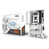 SAPPHIRE PURE B850A WIFI 7, Mainboard weiß/schwarz