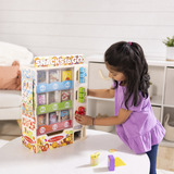 Spin Master Melissa & Doug - Verkaufsautomaten Spielset aus Holz, Kaufladen 