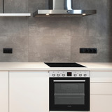 Telefunken B-HS-75-C-I, Herdset schwarz/edelstahl