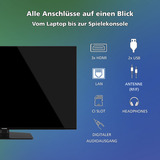 Telefunken XU55VP750M, LED-Fernseher 139 cm (55 Zoll), schwarz, UltraHD/4K, Tripple-Tuner, SmartTV, VIDAA-Betriebssystem