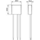 Theben DIMAX 540 plus B, Dimmer UP-Dimmer für R- und C-Lasten