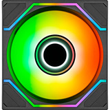 Thermaltake SWAFAN 120 EX INFINITY ARGB Sync PC Cooling Fan, Gehäuselüfter schwarz, 1er-Pack, 120 mm, 124 mm