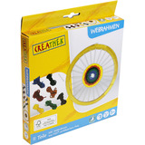 VEDES Webrahmen rund aus Holz mit 18 cm Durchmesser, Basteln holz