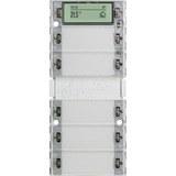 0 Tastsensor Drei Plus fünffach für KNX mit Inbetriebnahme-Wippe Retail